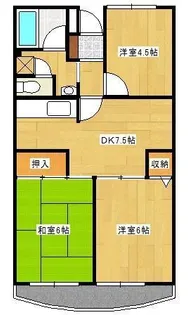 リバーサイドベル【3階】の間取り