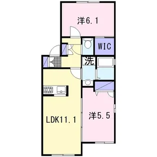 サンパルク宮久保II【1階】の間取り
