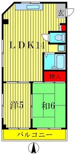 メゾンレピドール【3階】の間取り