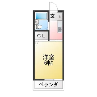 メゾンフォレット【2階】の間取り