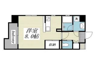 ヴィアーレ広瀬【4階】の間取り