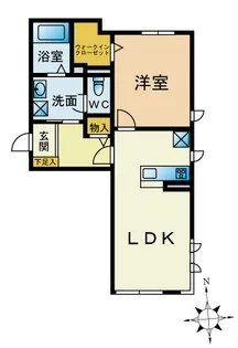 スクエア飯塚【3階】の間取り
