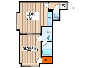 エミネンス月寒東111【2階】の間取り
