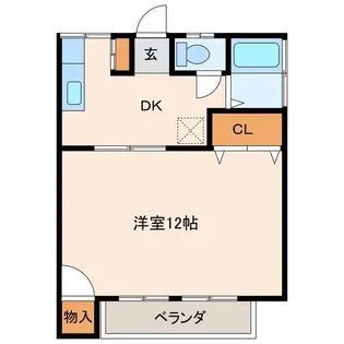 マンションハウスパート1【2階】の間取り