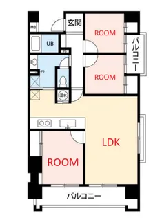 コパールーフ【6階】の間取り