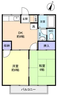 ウィステリア志津【2階】の間取り