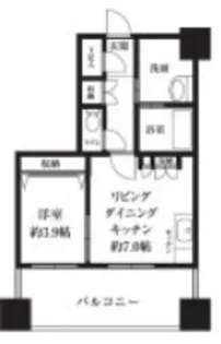 HF西新宿レジデンスWEST【11階】の間取り