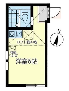 大島上町パウハナ【2階】の間取り