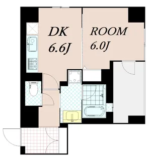 クリスタルグランツ西大路三条【4階】の間取り