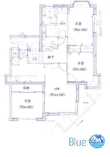 クリオ鎌倉七里ガ浜【2階】の間取り