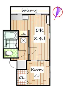 グリーンハイツ歌川【2階】の間取り