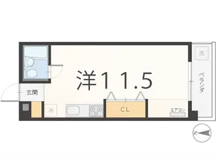 サンハイツ学園【2階】の間取り