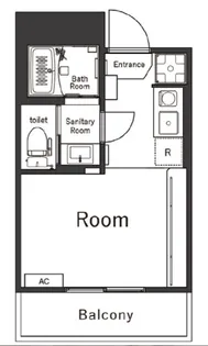 FRENCIA NOIE 八王子【8階】の間取り