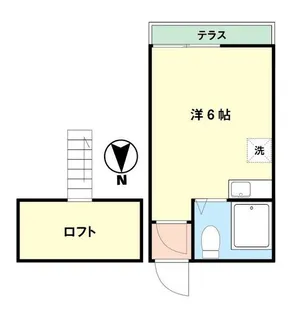 メゾンパークサイド【1階】の間取り