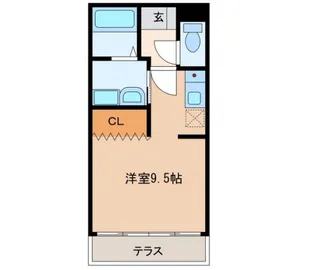 トパーズ【1階】の間取り