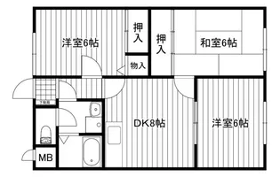 第7森本ビル【3階】の間取り