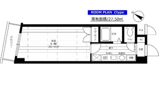 ステージファースト神田【9階】の間取り