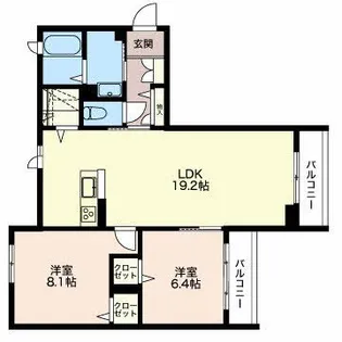 シャーメゾン美須々の杜【3階】の間取り
