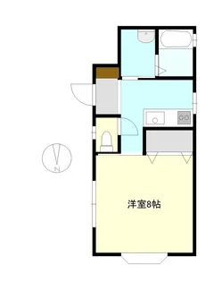 第二日東ハイツ【2階】の間取り