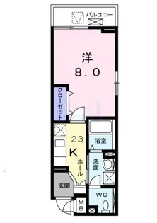フォーシーズン蓮根【5階】の間取り