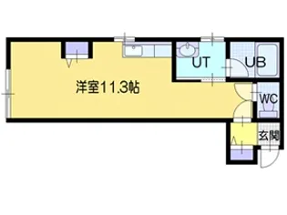 ウィングリバー【2階】の間取り