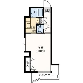 藤井ビル北17条II【6階】の間取り
