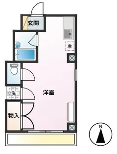 ラ・カーサ・ヴェルデ【3階】の間取り
