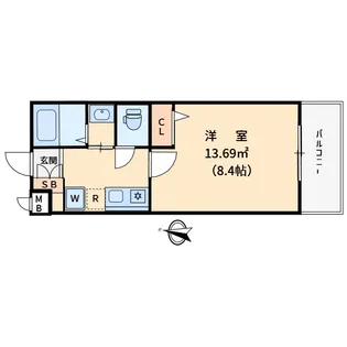 コンテント小平【3階】の間取り