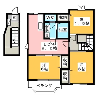 Y.S.C.2001【2階】の間取り