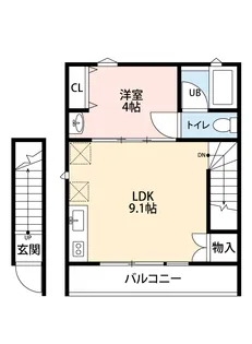ロイヤルハイム2号館【2階】の間取り