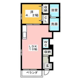 カノン【1階】の間取り