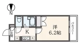 サウスィング上大岡【2階】の間取り