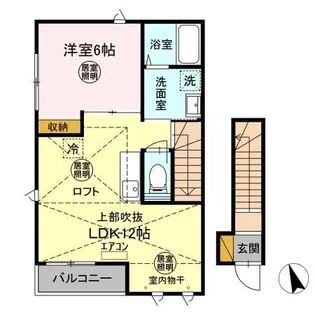DCR並木町【2階】の間取り