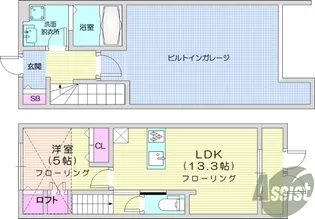 ラフィナ・M【1階】の間取り