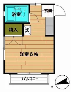 パールハイツ金沢【1階】の間取り