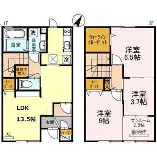 ルチアの間取り