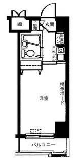 アバクス立川【7階】の間取り