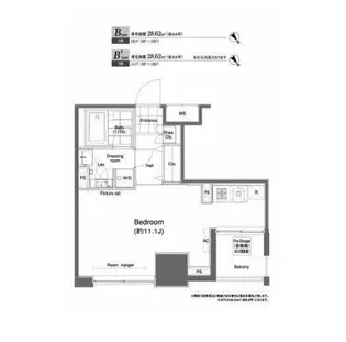 プライムアーバン板橋区役所前【9階】の間取り