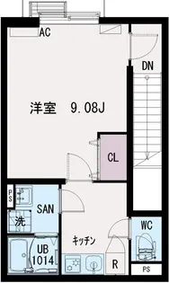 イクシオ江北【1階】の間取り