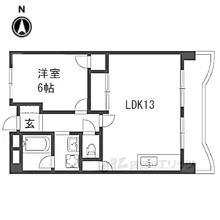 グランデあんご【7階】の間取り