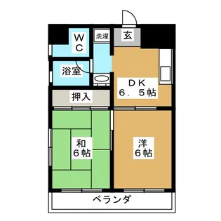 REGALO U 木町通【6階】の間取り