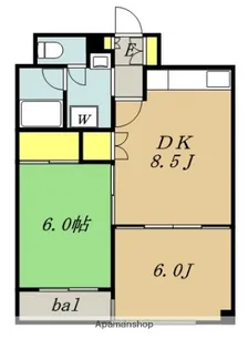 ガーデン欣志ビル【7階】の間取り