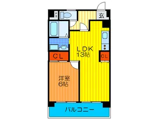キムラハイツ【2階】の間取り
