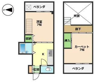 ユニテ西町の間取り