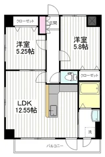 エルフ台原【2階】の間取り