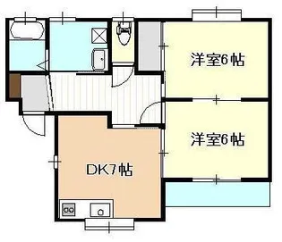 T・Mアベニュー A【2階】の間取り