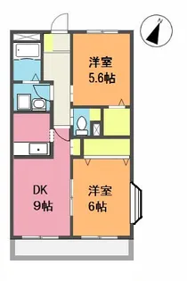 フォンテアベニュー【3階】の間取り