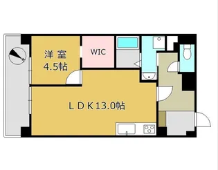ヨシヅミハイツ古渓【3階】の間取り