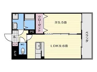 SunnySky【3階】の間取り