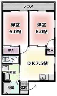 サミーハイツ【1階】の間取り